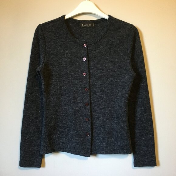 Vintage 90s Made in Canada Garage Button Up Cardigan - Picture 1 of 15